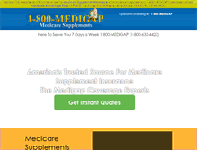 Tablet Screenshot of 1-800-medigap.com